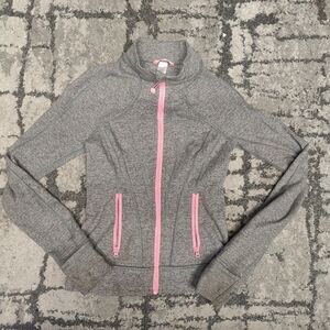 Ivivva by Lululemon Girls 10 Jacket pink gray